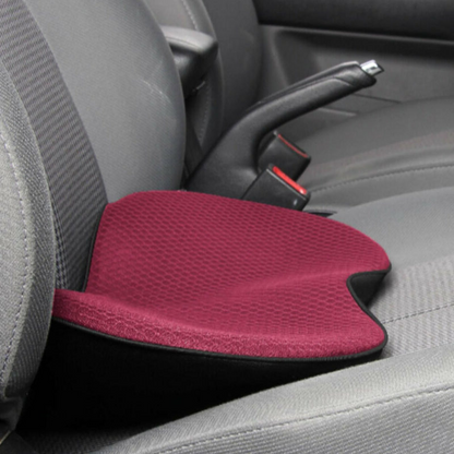 Elevate Your Drive | Car Seat Cushion with Non-Slip Base | Height Boost for Improved Driving Visibility