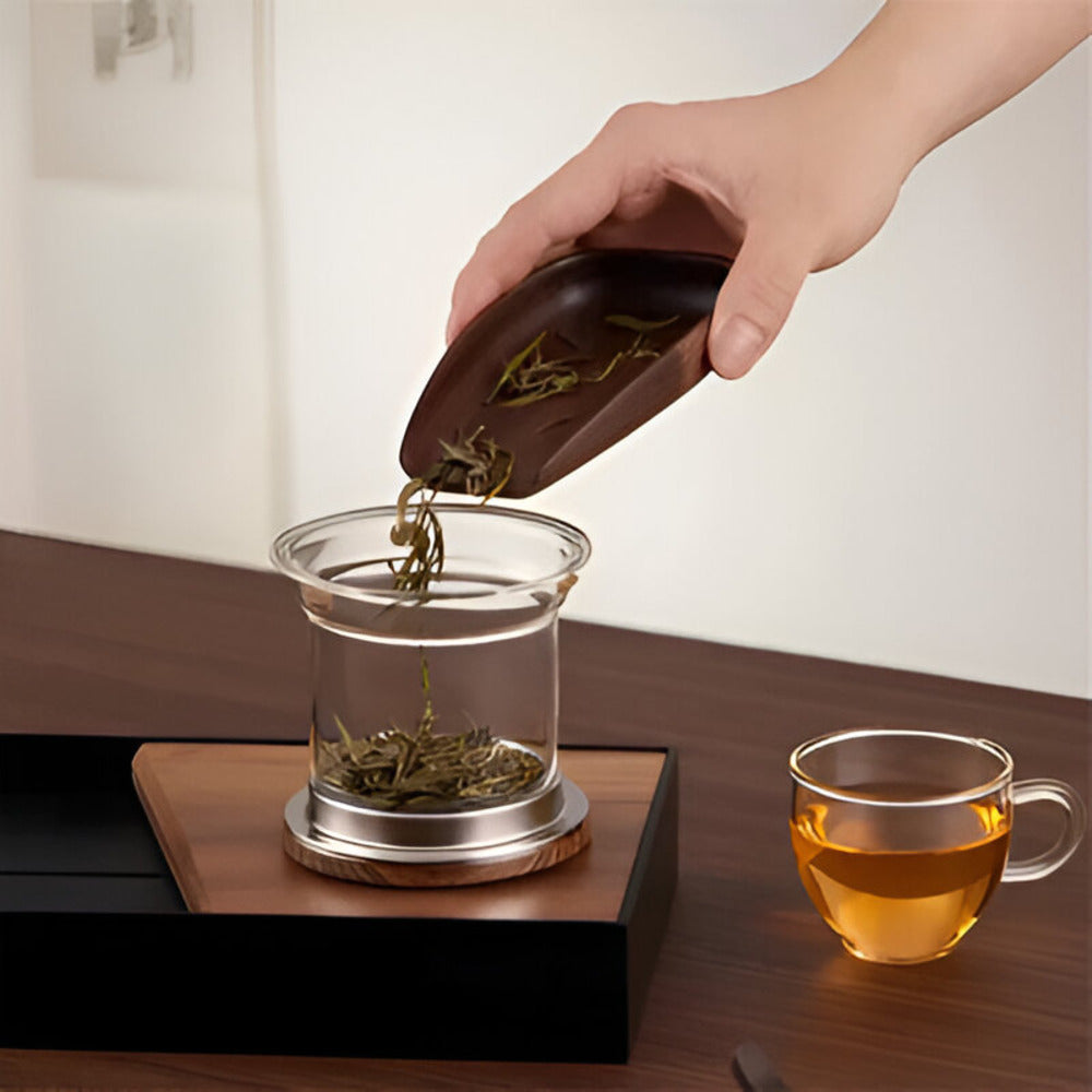 Elysian Glass Teapot with Infuser - Borosilicate, Elegant Design