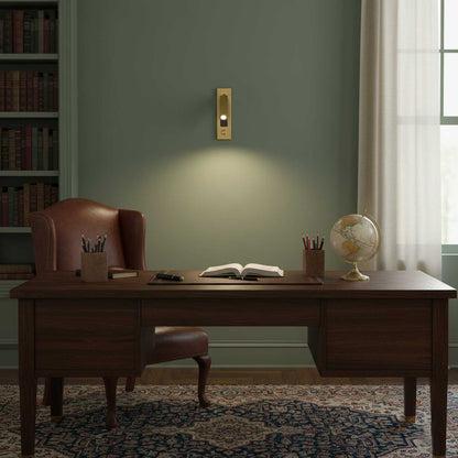 Adjustable Reading Sconce Wall-Mount Aluminum Task Light for Bedside & Study