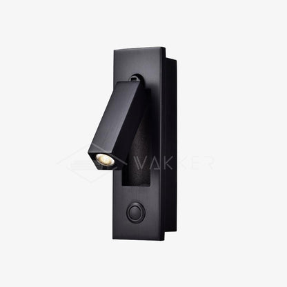 Adjustable Reading Sconce Wall-Mount Aluminum Task Light for Bedside & Study
