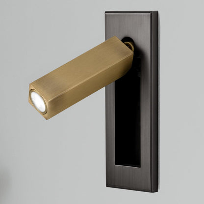 Adjustable Reading Sconce Wall-Mount Aluminum Task Light for Bedside & Study