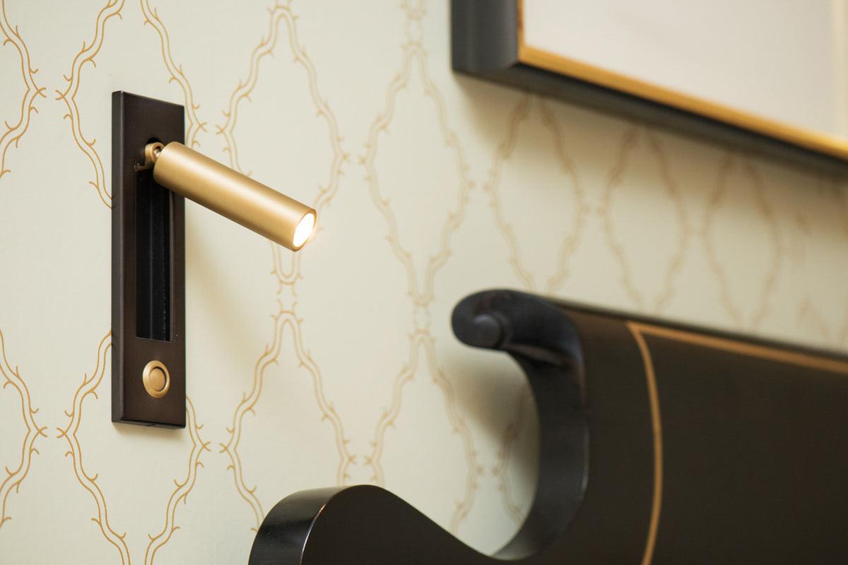 Adjustable Reading Sconce Wall-Mount Aluminum Task Light for Bedside & Study