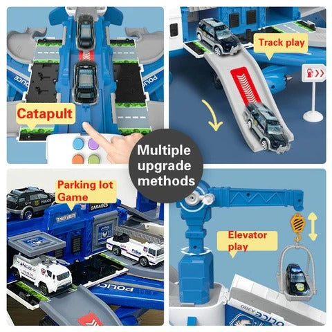 Emergency Rescue Playset | XL Airplane Toy Set with Interactive Features | Engaging Learning Experience for Kids
