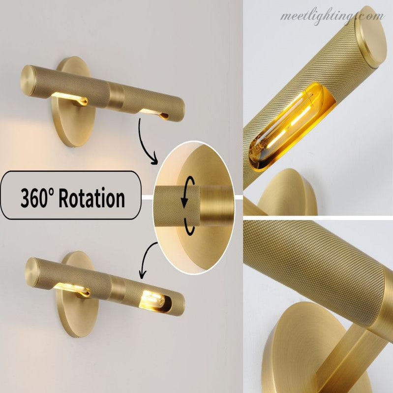 LED Artwork Illuminator Wall Mount Brass Picture Light for Paintings Photographs Gallery Frames Museum Quality Accent Lighting Adjustable