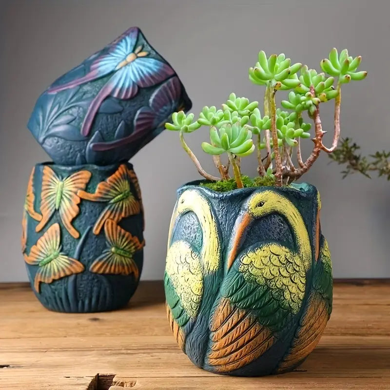 Enchanted Garden Artisan Planters