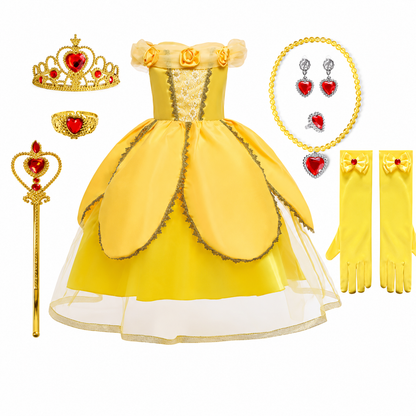Enchanting Princess Costume Set for Girls with Accessories | Perfect for Magical Celebrations