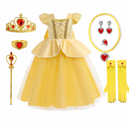 Enchanting Princess Costume Set for Girls with Accessories | Perfect for Magical Celebrations