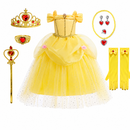 Enchanting Princess Costume Set for Girls with Accessories | Perfect for Magical Celebrations