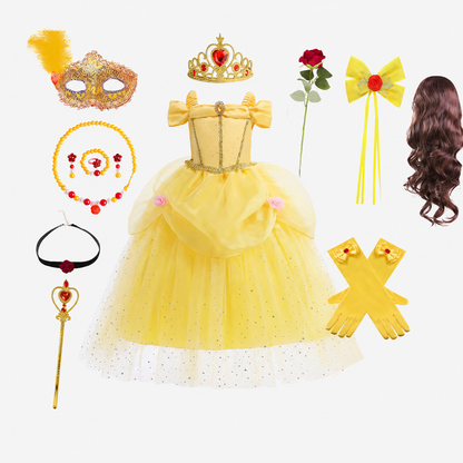 Enchanting Princess Costume Set for Girls with Accessories | Perfect for Magical Celebrations