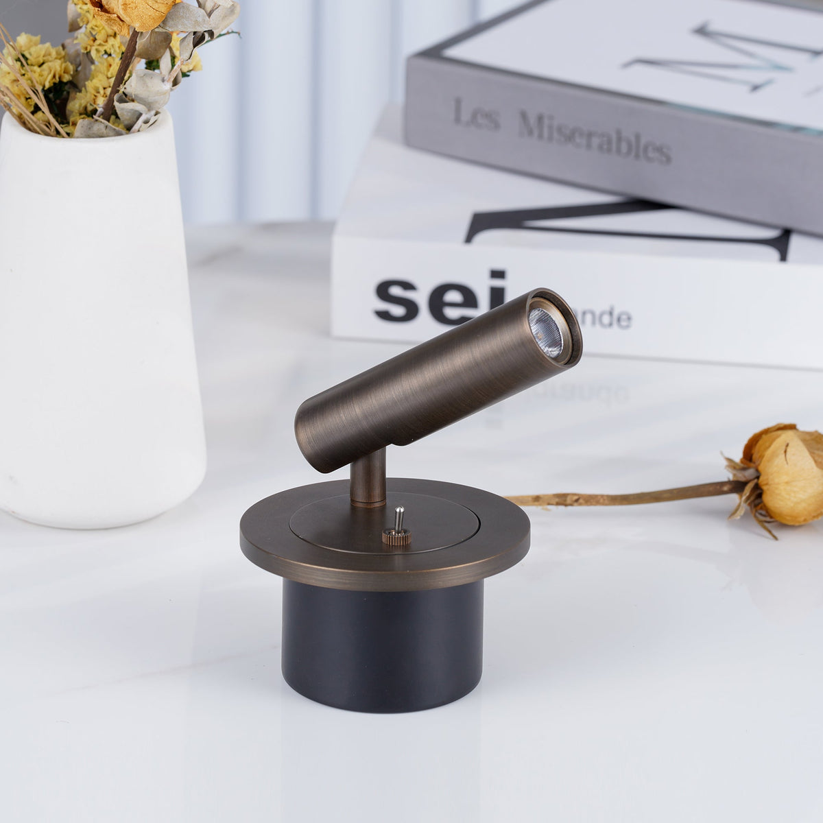 Adjustable LED Reading Sconce Black Metal 12 Inch Swing Arm for Bedroom Nightstand Task Light Directional Modern Wall Mount