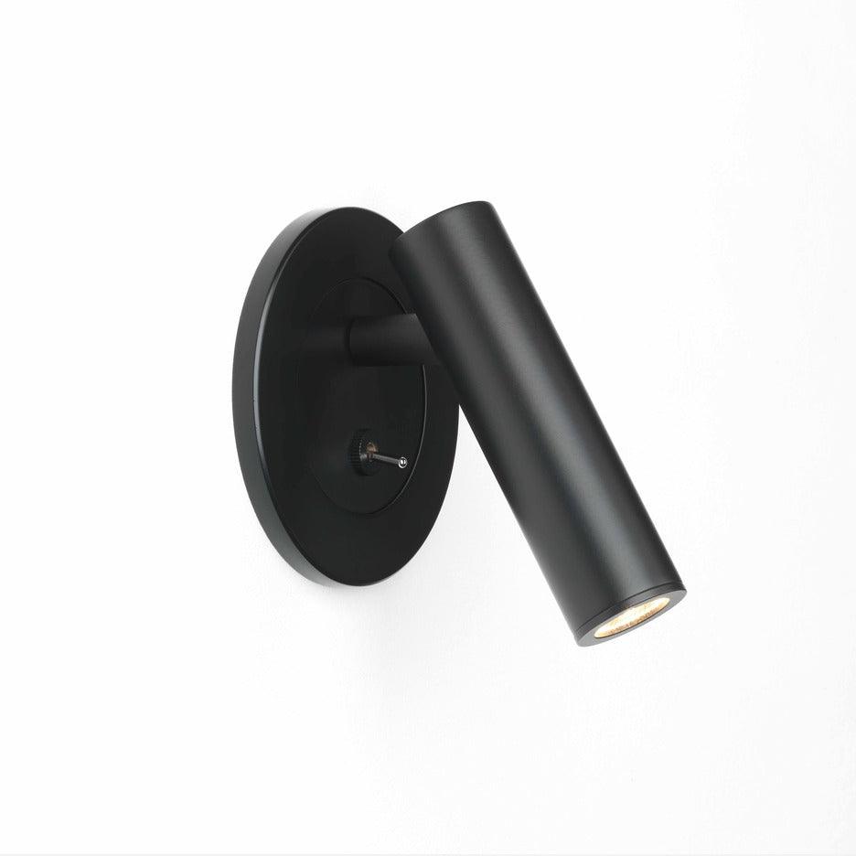 Rotating LED Reading Light for Bedroom Wall – Adjustable Bedside Sconce with Integrated LED – Modern Metal Task Light for Headboard