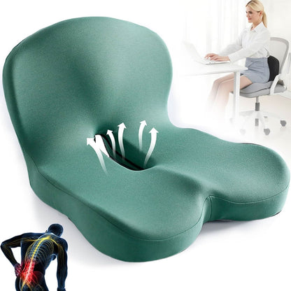 POSTURELUX – Memory Foam Seat Cushion Posture Support Pad