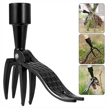 Weeding Tool with Detachable Handle, Stand Up Weed Puller for Lawn, Stainless Steel Weeder Tool for Dandelion Removal