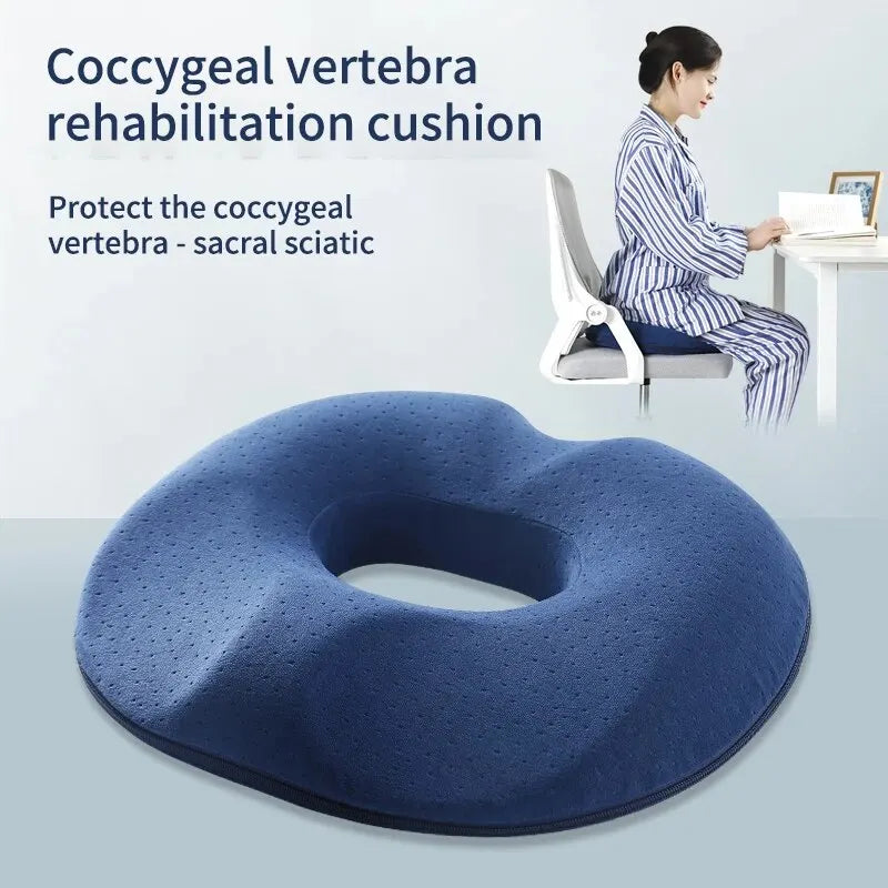 Ergonomic Memory Foam Seat Cushion | Contoured Design for Posture Support and Comfort
