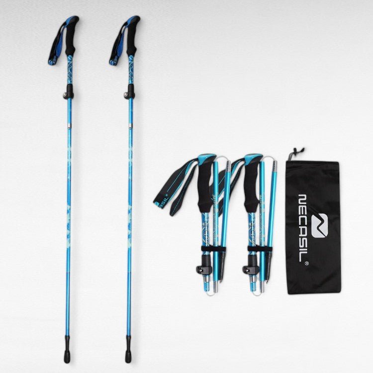 Ergonomic Trekking Poles with Adjustable Height & Anti-Slip Grips | Lightweight Support for Hiking Adventures