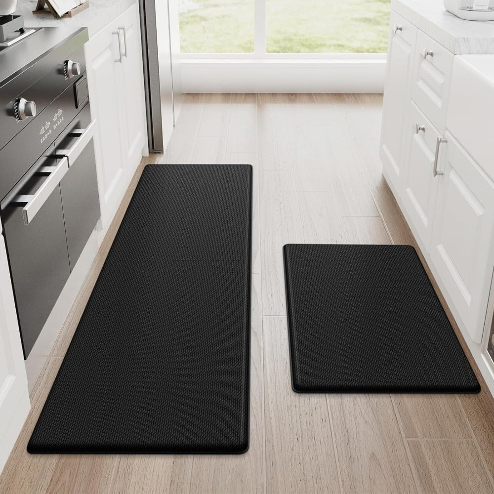 Anti-Fatigue Kitchen Runner Mat Cushioned Non-Slip Floor Pad for Standing Long Hours Cooking Prep Work Home Office Hallway Comfort Support