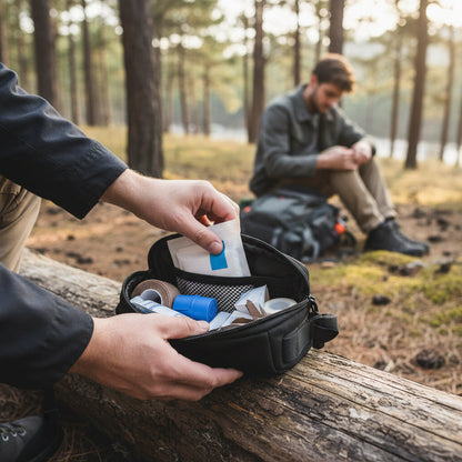 Essential Outdoor Survival Kit | Portable Emergency Preparedness Kit with First Aid Supplies | Ideal for Camping and Travel Safety