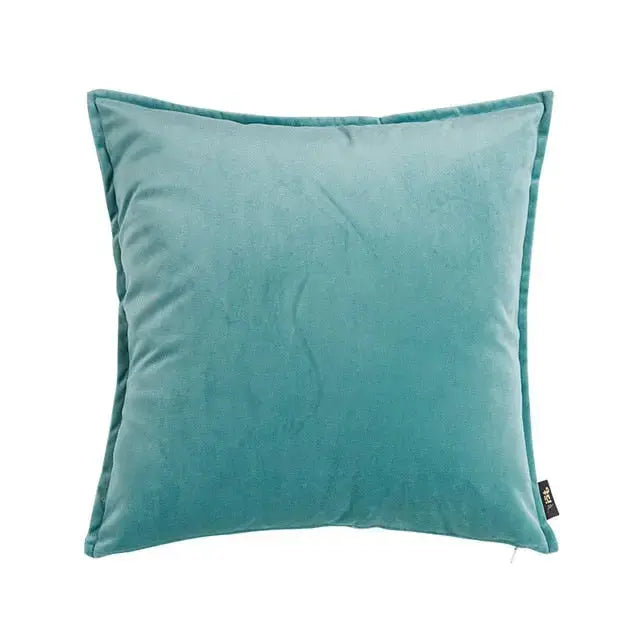 Plush Velvet Throw Pillow Cover 18x18 Inch Beige Hidden Zipper for Couch Bedroom Accent Decor Square Cushion Case Soft Home Textiles