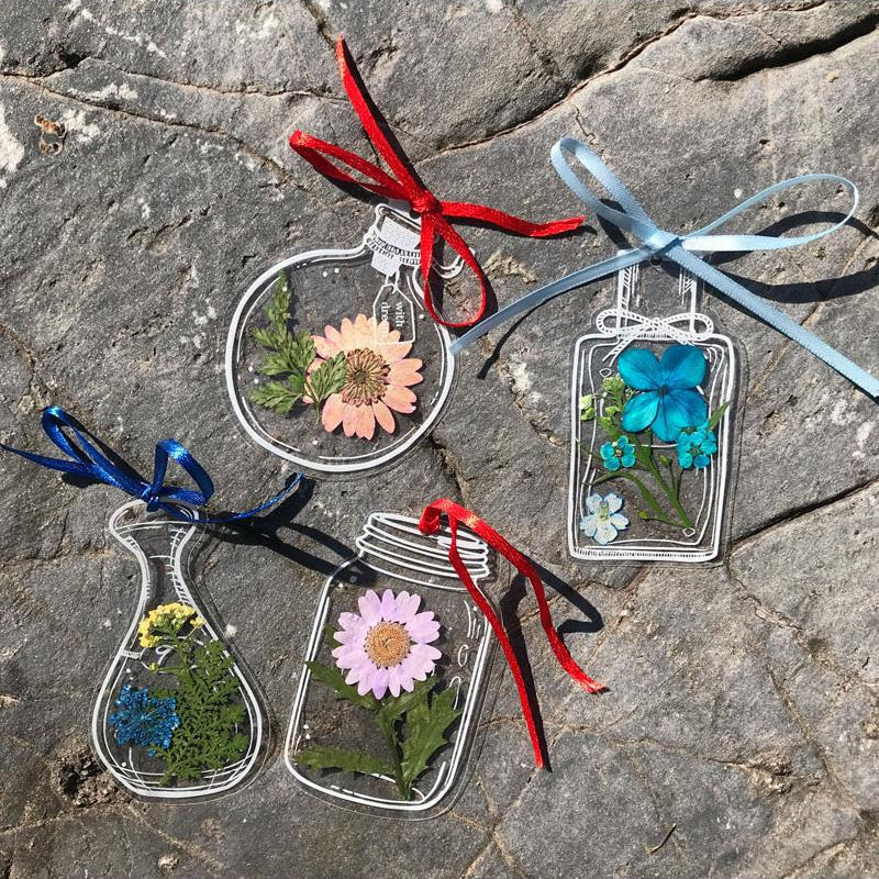 EverBloom | Dried Flower Bookmark Set with Unique Pressed Floral Design | Perfect Gift for Nature Lovers