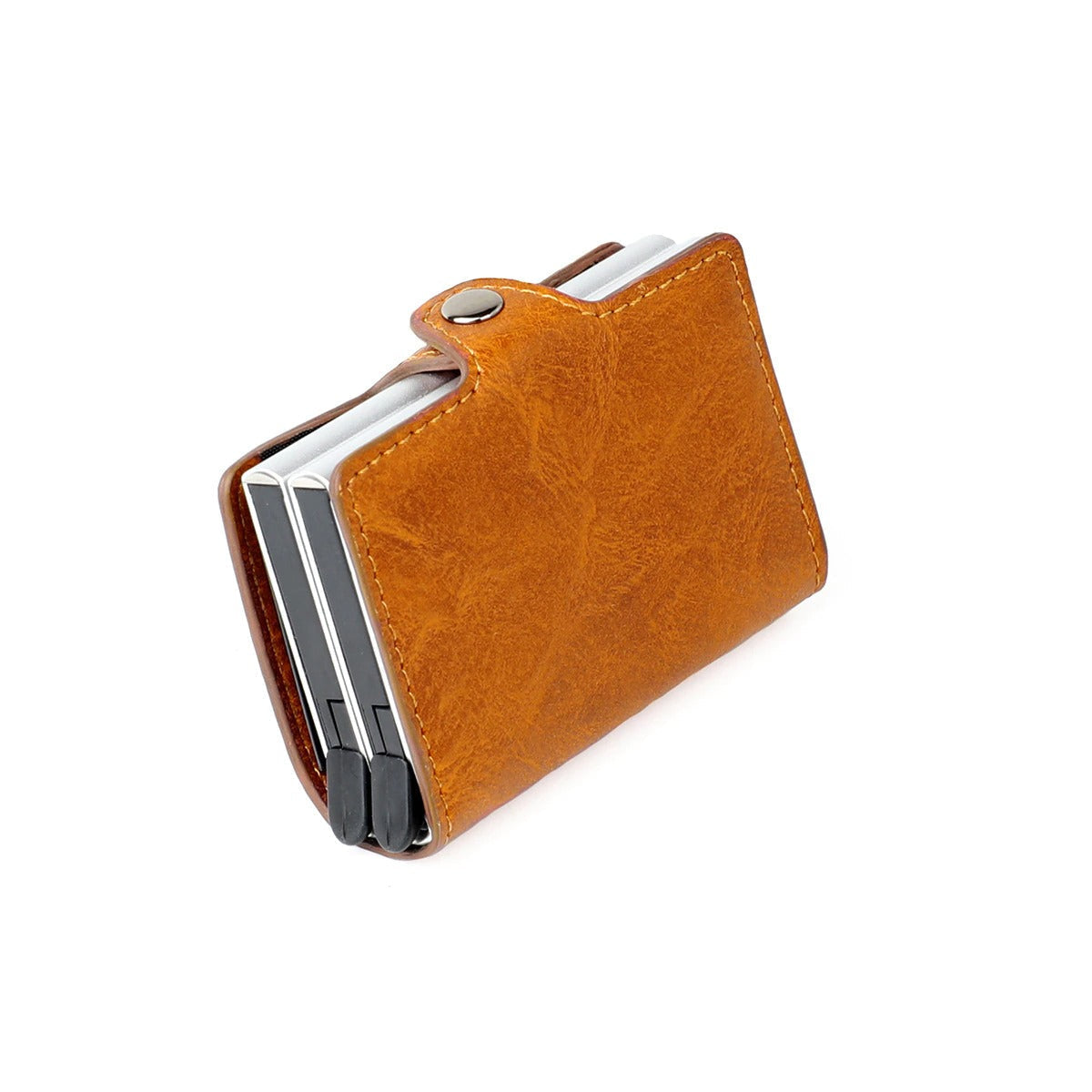 Everyday Essential | RFID Blocking Leather Wallet with Pop-Up Card Holder | Slim Design for Secure Access