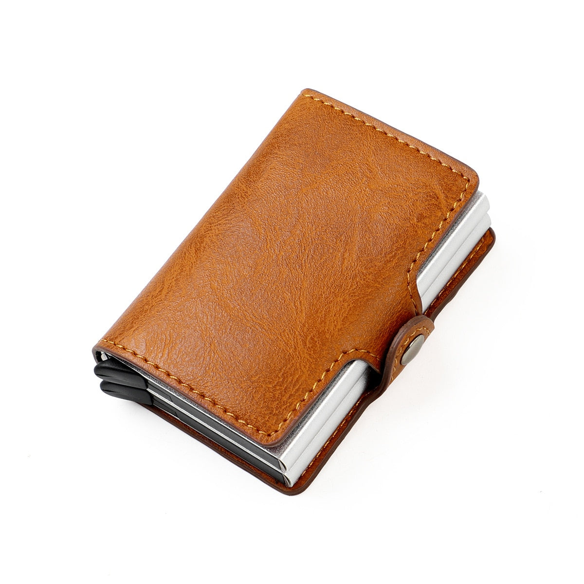 Everyday Essential | RFID Blocking Leather Wallet with Pop-Up Card Holder | Slim Design for Secure Access