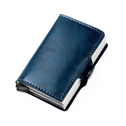 Everyday Essential | RFID Blocking Leather Wallet with Pop-Up Card Holder | Slim Design for Secure Access