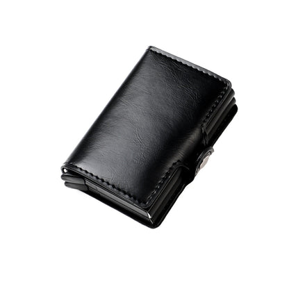 Everyday Essential | RFID Blocking Leather Wallet with Pop-Up Card Holder | Slim Design for Secure Access