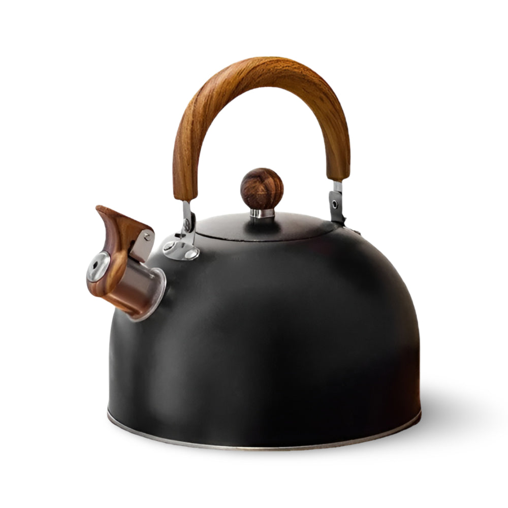 Everyday Kitchen | Whistling Stainless Steel Tea Kettle with Easy Grip Handle | Versatile Stovetop Compatibility for Quick Boiling