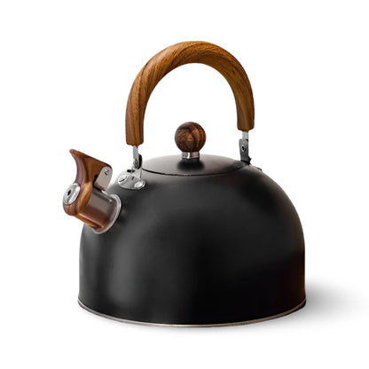 Everyday Kitchen | Whistling Stainless Steel Tea Kettle with Easy Grip Handle | Versatile Stovetop Compatibility for Quick Boiling