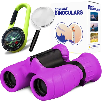Explorer's Choice | Kids Binoculars with 8x21 Magnification | Lightweight & Shockproof for Outdoor Adventures
