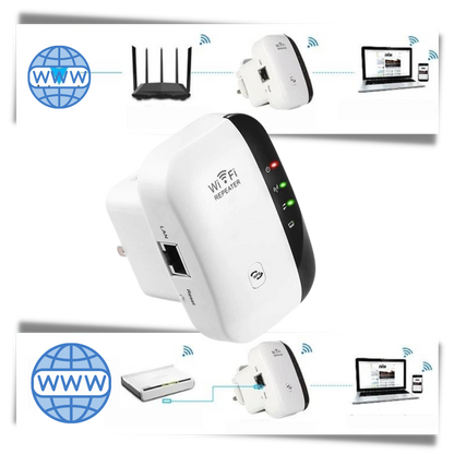 External WiFi Extender | High-Speed WiFi Booster with Extended Range | Reliable Signal Strength for Seamless Connectivity