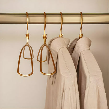 Elysium Clothes Hanger Set - Extra Wide Aluminum, 6 Pieces
