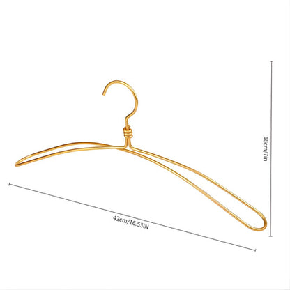 Elysium Clothes Hanger Set - Extra Wide Aluminum, 6 Pieces