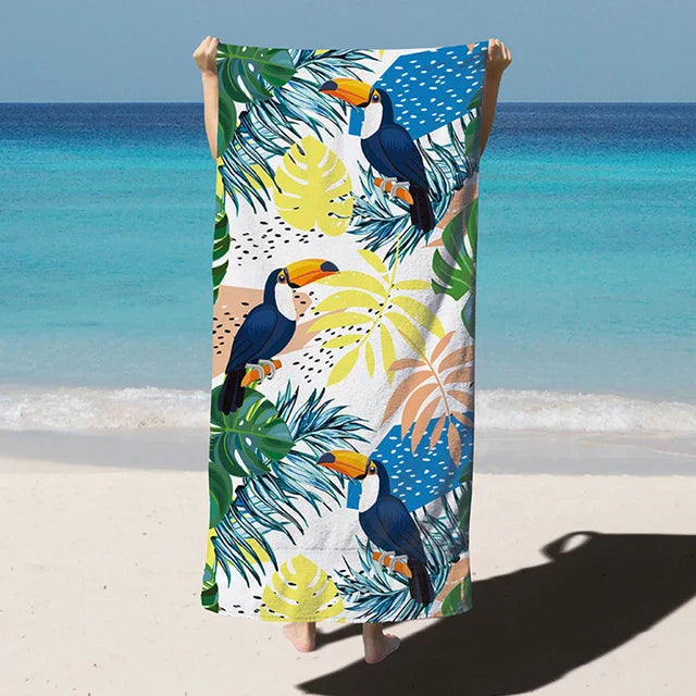 Extra Large Microfiber Beach Towel with Quick-Dry Fabric | Lightweight & Absorbent for Ultimate Comfort