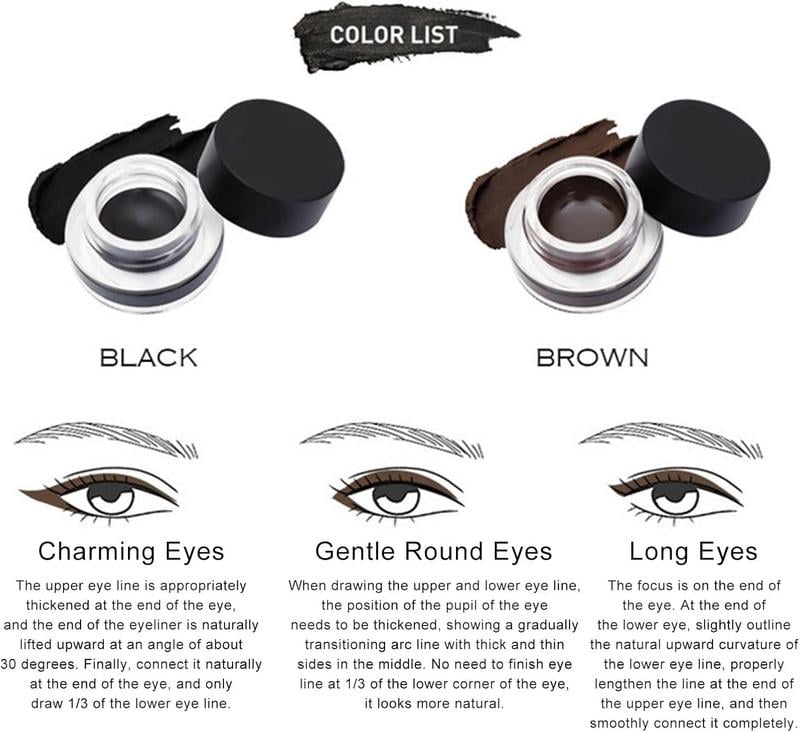 Precision Tip Eyeliner Pen with Smudge-Proof Waterproof Formula for Winged Liner and Everyday Eye Looks | Vegan Cruelty-Free Makeup Liner