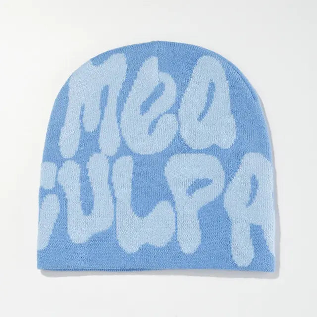 Knit Beanie Hat Warm Winter Cap Unisex Soft Stretch Skullcap Cold Weather Headwear Y2K Retro Cozy Slouchy Style Daily Casual