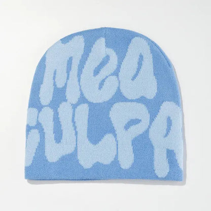 Knit Beanie Hat Warm Winter Cap Unisex Soft Stretch Skullcap Cold Weather Headwear Y2K Retro Cozy Slouchy Style Daily Casual