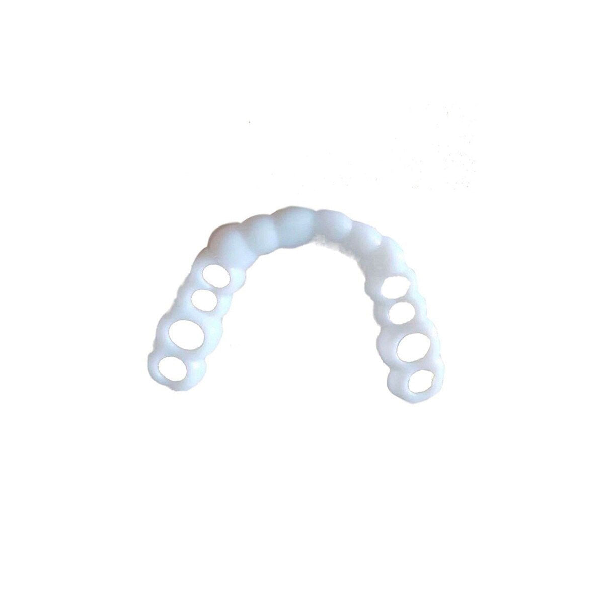 Removable Snap-On Veneers for Temporary Smile Makeover – Heat-Moldable Cosmetic Teeth Covers for Top Teeth