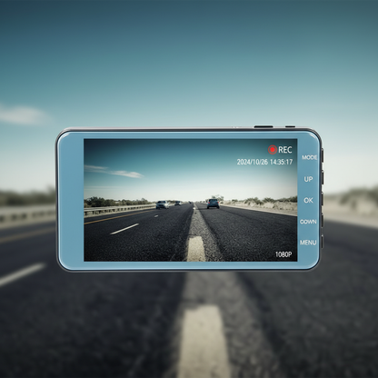 Dash Cam Duo | Front and Rear Dash Cam with Night Vision | 1080P HD Recording for Enhanced Safety