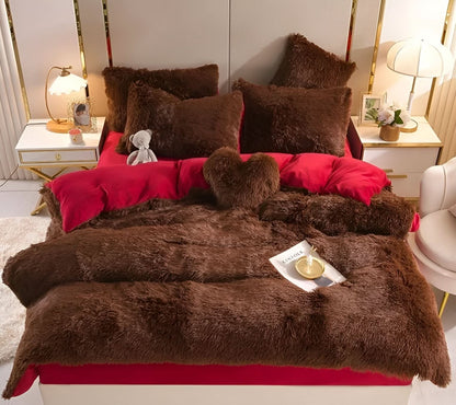 FLUFFUREST | Plush Fleece Bedding Set with Breathable Comfort | All-Season Softness for Cozy Sleep