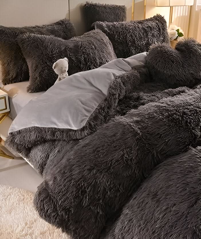 FLUFFUREST | Plush Fleece Bedding Set with Breathable Comfort | All-Season Softness for Cozy Sleep