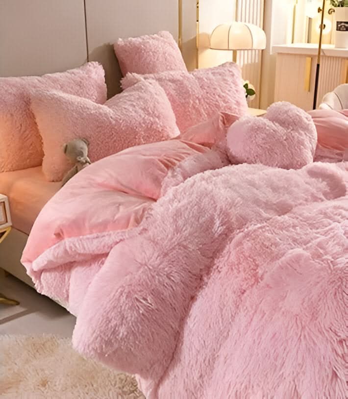 FLUFFUREST | Plush Fleece Bedding Set with Breathable Comfort | All-Season Softness for Cozy Sleep