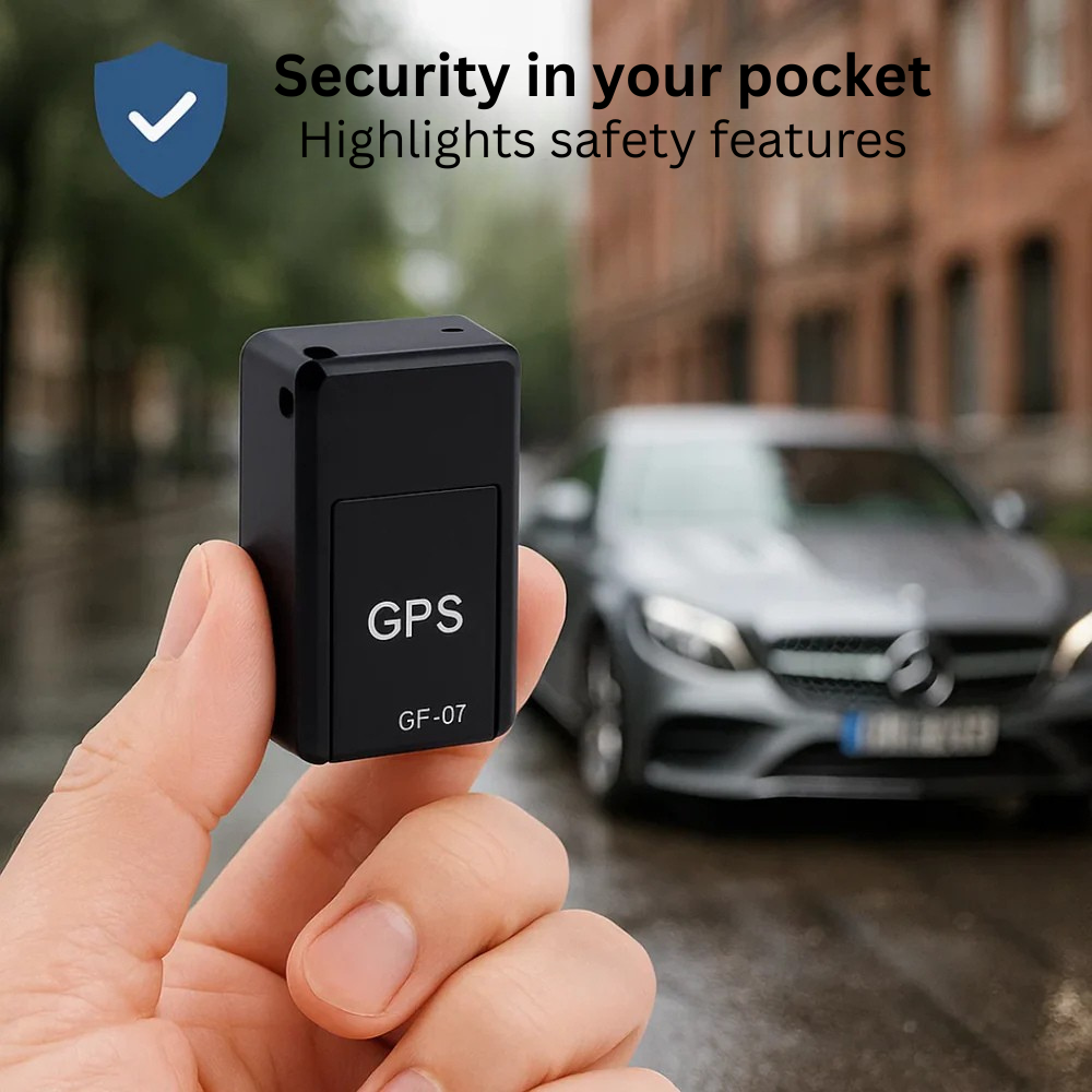 Compact GPS Tracker Device with Audio and Magnetic Mount