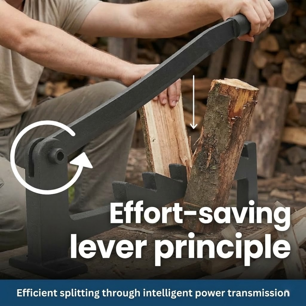 Heavy Duty Log Splitter Wall Mounted