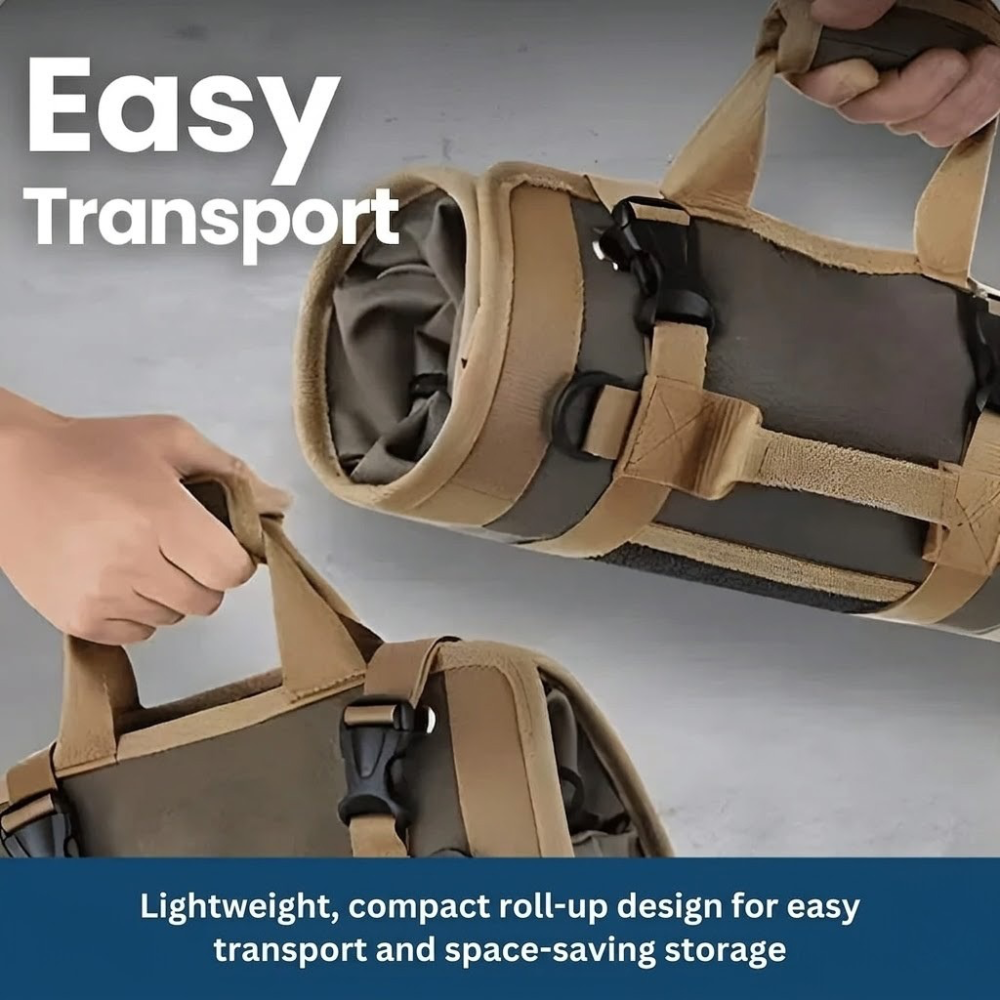 Durable Roll Up Tool Storage Bag 900D Oxford Canvas