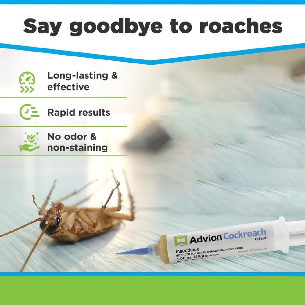 Effective Roach Killer Gel Bait, Safe Pest Control