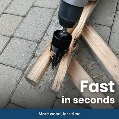 Heavy Duty Wood Splitter Drill Bit for Firewood