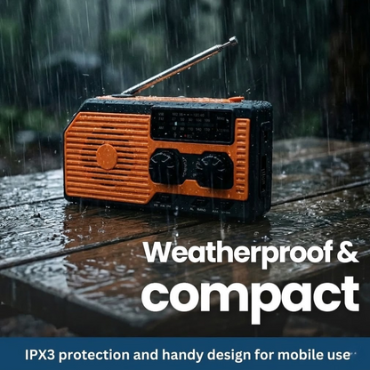 Portable Solar Powered Emergency Radio Kit