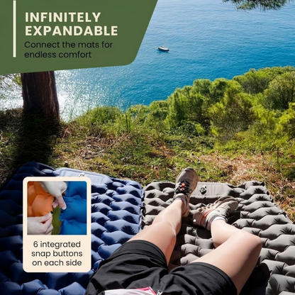 Lightweight Camping Sleep Mat with Built-In Pump