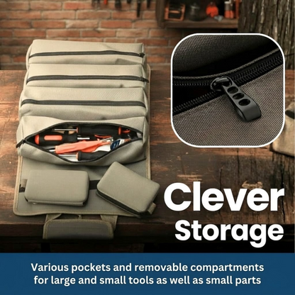 Durable Roll Up Tool Storage Bag 900D Oxford Canvas